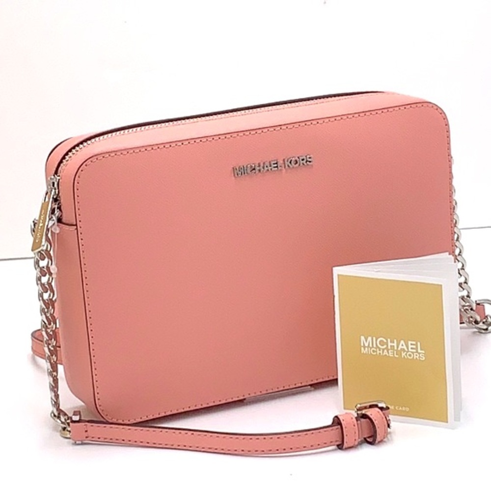 MICHAEL KORS PRIMROSE COLOR
Jet Set Large Saffiano Leather Crossbody Bag - Picture 1 of 15